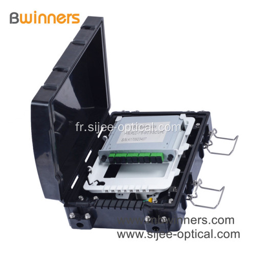Répartiteur optique de PLC de la boîte 1X8 de distribution de fibre de noyau IP65 24